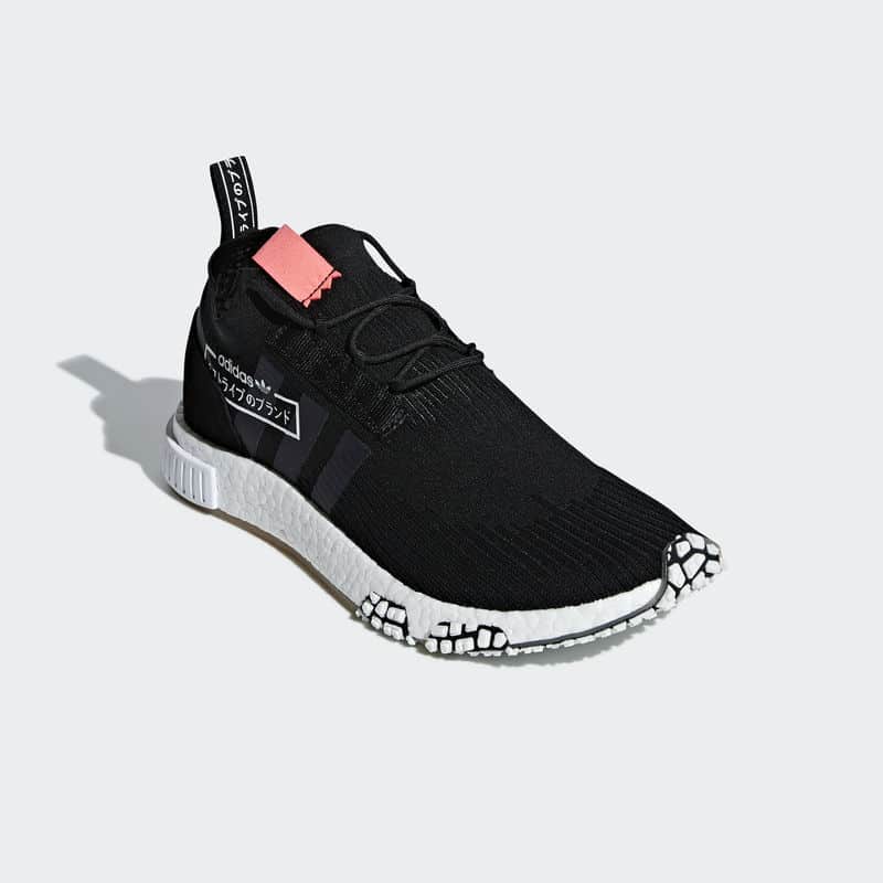 Adidas nmd racer pk store core black & bluebird